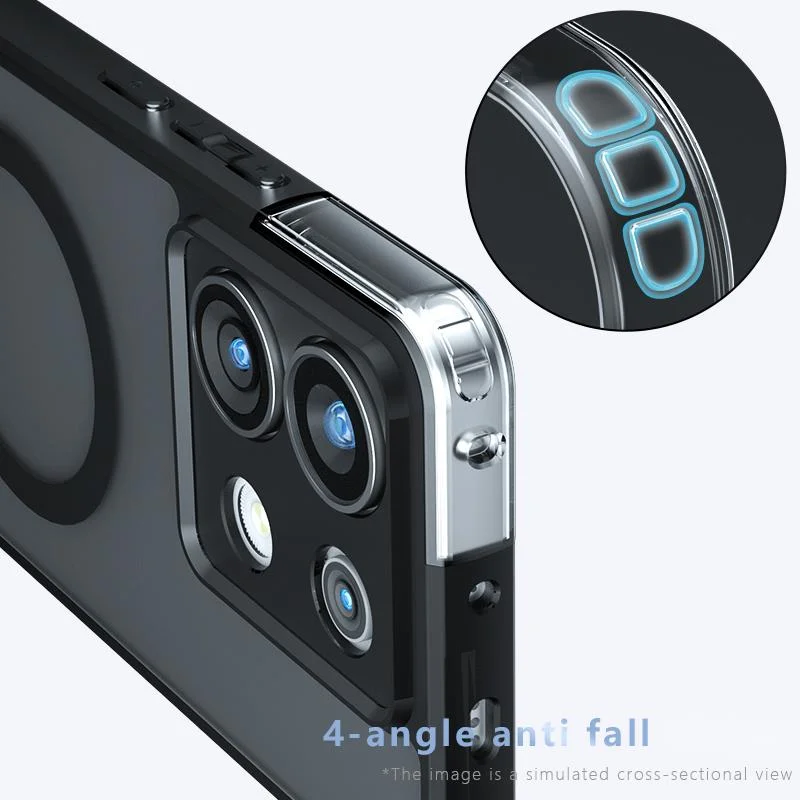 Shockproof Magnetic Wireless Phone Case with Enhanced Protection