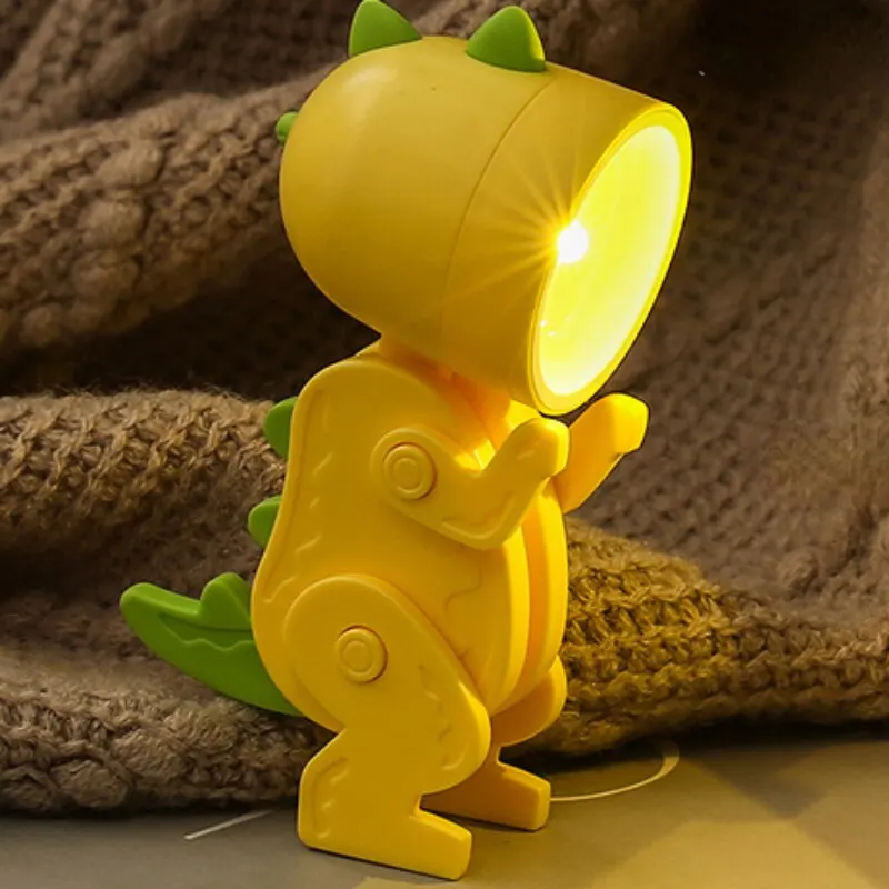 LED Night Light Mini Cute Pet Light Ins Student Gift Cartoon Pet Folding Table Lamp Kids Room Bedside Bedroom Living Room Decor led pet table lamp