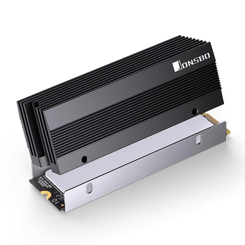 Jonsbo M201 M202 M.2 SSD 쿨러 히트싱크 알루미늄 M.2 2280 SSD 하드 디스크 라디에이터 열전도 실리콘 패드 포함