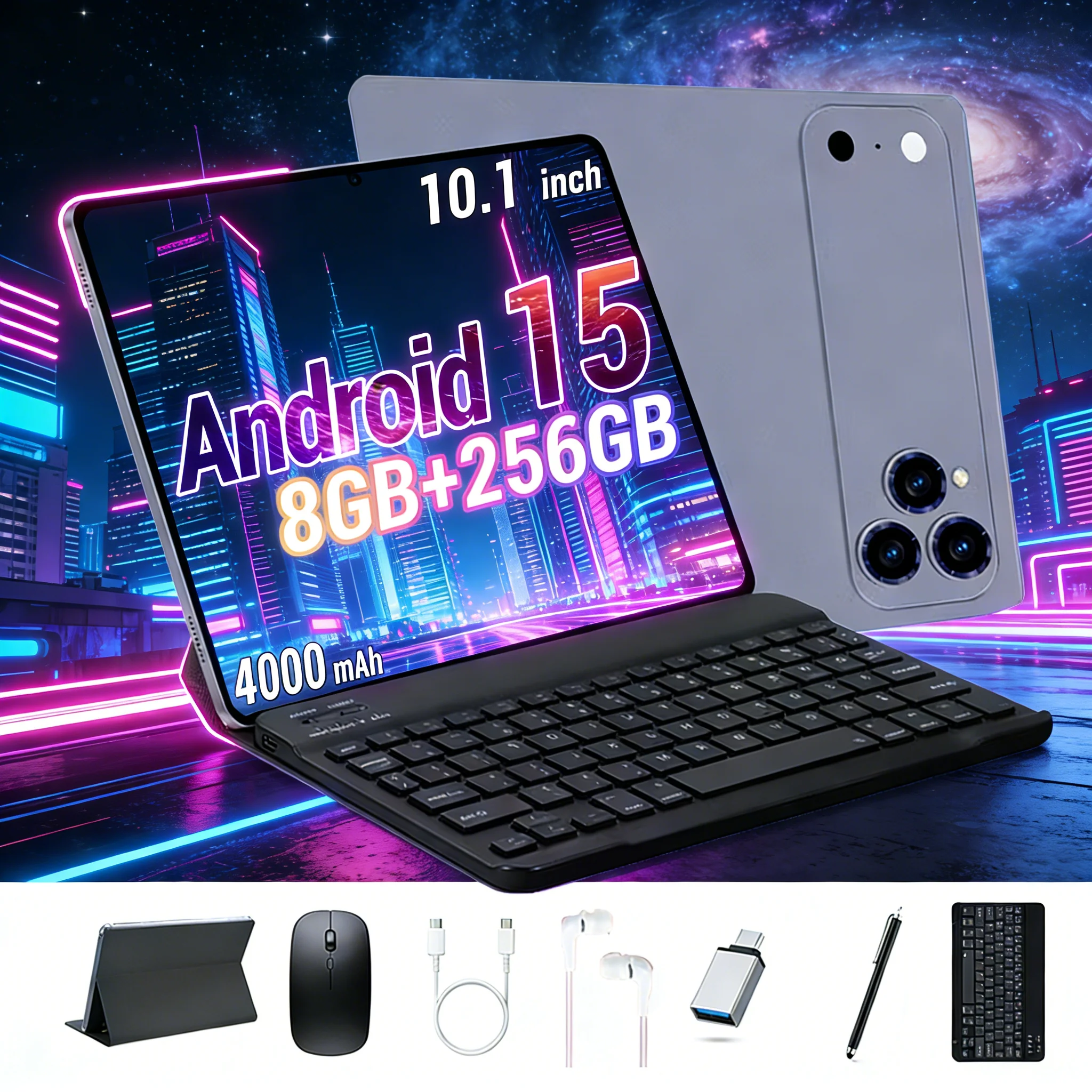 A17 Pro Max Smart Tablet 8GB 256GB 10.1 Inch Display 4000mAh Battery 4G ...