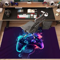 Color Bedroom Decor Black Carpet Esports Table Chairs Rug Creative Arts Carpets for Living Room Large Area Thick Study Floor Mat 1