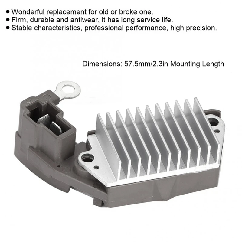 Alternator Voltage Regulator 2.3In Mounting Length IN254 Accessory Alternator Regulator Car Accessories car generator regulator