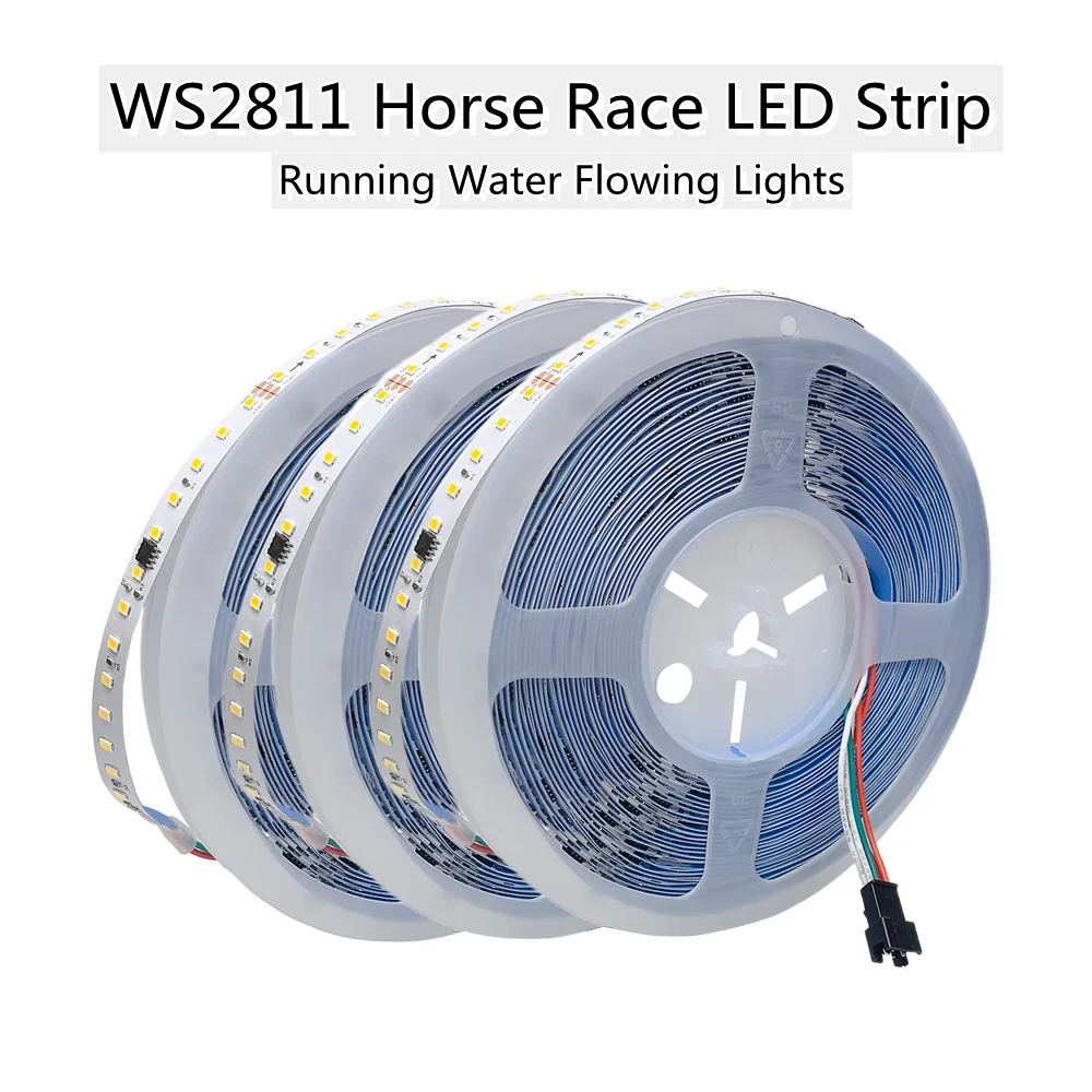 WS2811-Horse-Race-LED-Strip-DC24V-Running-Water-Flowing-Tape-Lights ...