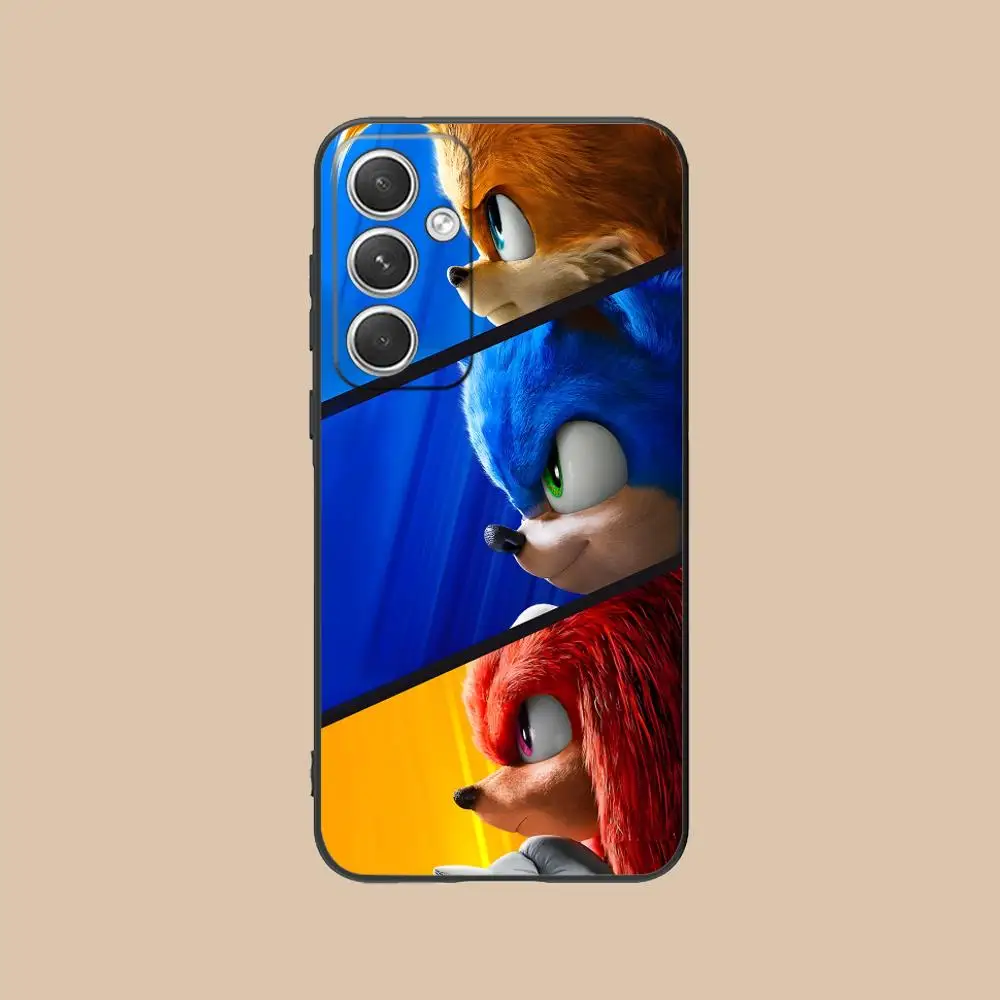 S-Sonic-C Stylish Anime Black Phone Case