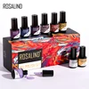 ROSALIND Nail Polish Set Nail Art Decorations Hybrid Varnish Semi Permanent Manicure Nail Salon Supplies Base Top Nail Gel Kit 1