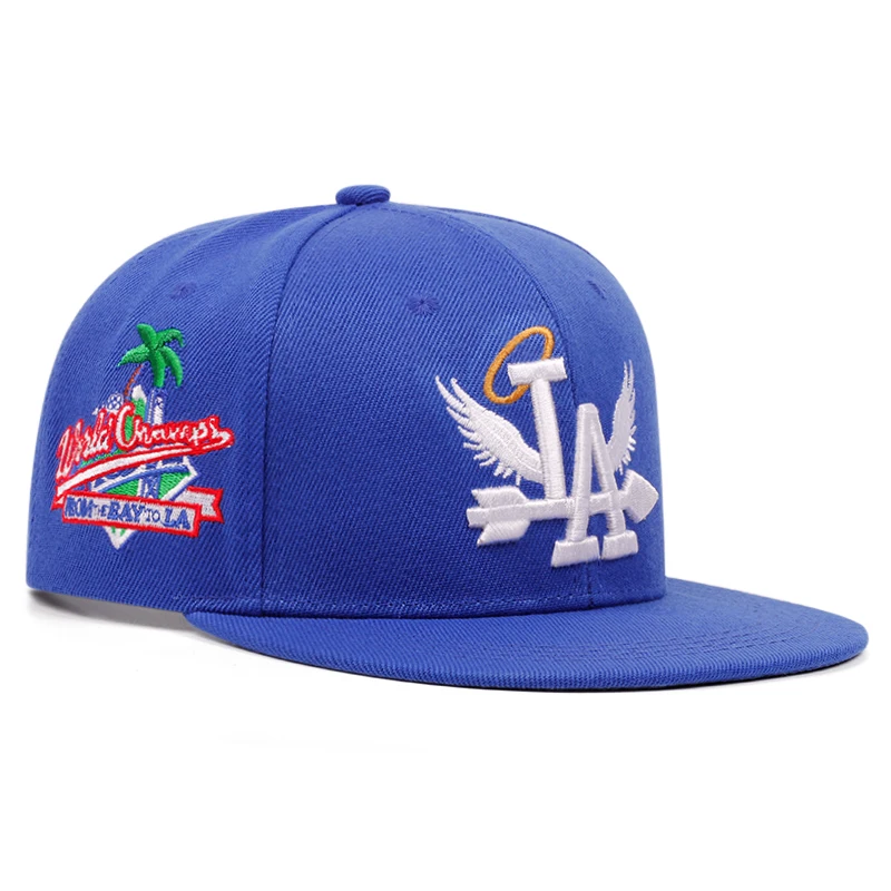 2024 Coconut Tree Embroidery Snapback - Men's Versatile Casual Hat