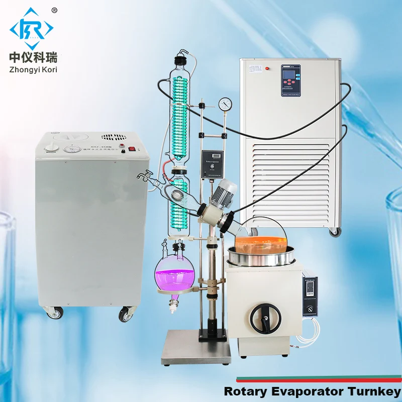chemistry lab kit Vacuum Vap rotary evaporator rotor evaporator litre rotovap essential oil vacuum distillation extraction kit