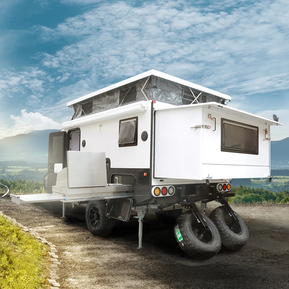 Small Touring Mobile Caravan Van Camping Camper Trailer With Bathroom  Equipped With Full Fiberglass Shower And Gas Heater - Machine Centre -  AliExpress