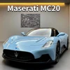 1:24 Maserati MC20 Alloy Sport Car Model Car Diecast Metal High Simulation Collection Vehicle Light Sound Toy Car Children Gifts 1