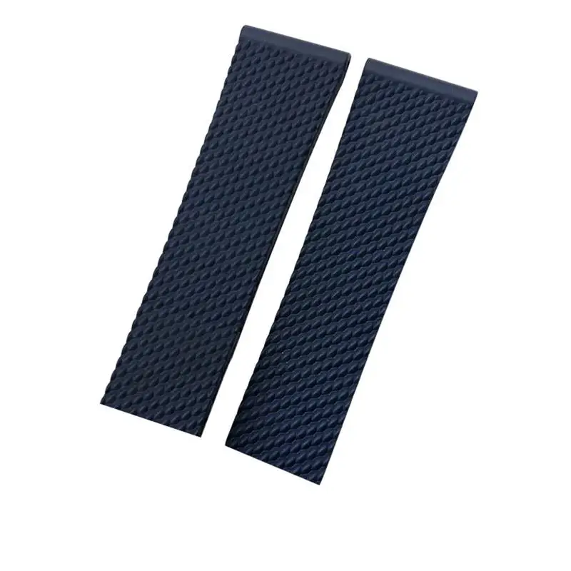 

HAODEE Soft Rubber Strap for Breitling Avenger Navitimer 20mm 22mm 24mm Silicone Watchband Black Blue Waterproof Bracelets