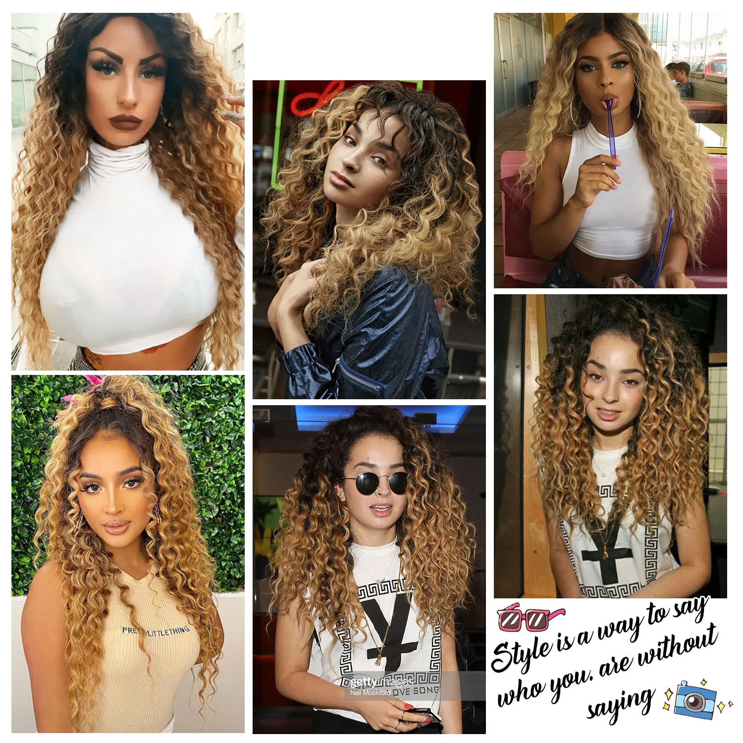 BOL Curly Organic Hair Extensions 20 24 28Inch Long Synthetic Bundles Fake  Hair for Women Water Wave Heat Resistant Full Head - AliExpress