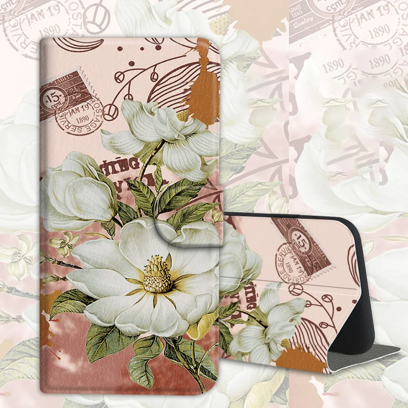 Luxury Floral Flip Dustproof Phone Case – Premium Back Cover  with Elegant Design