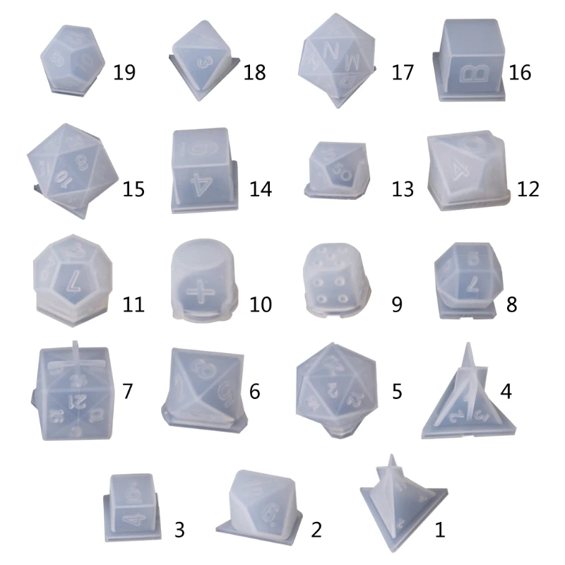 

Fillet Shape Resin Molds DIY Multi-spec High Mirror Silicone Mould for KTV K3ND