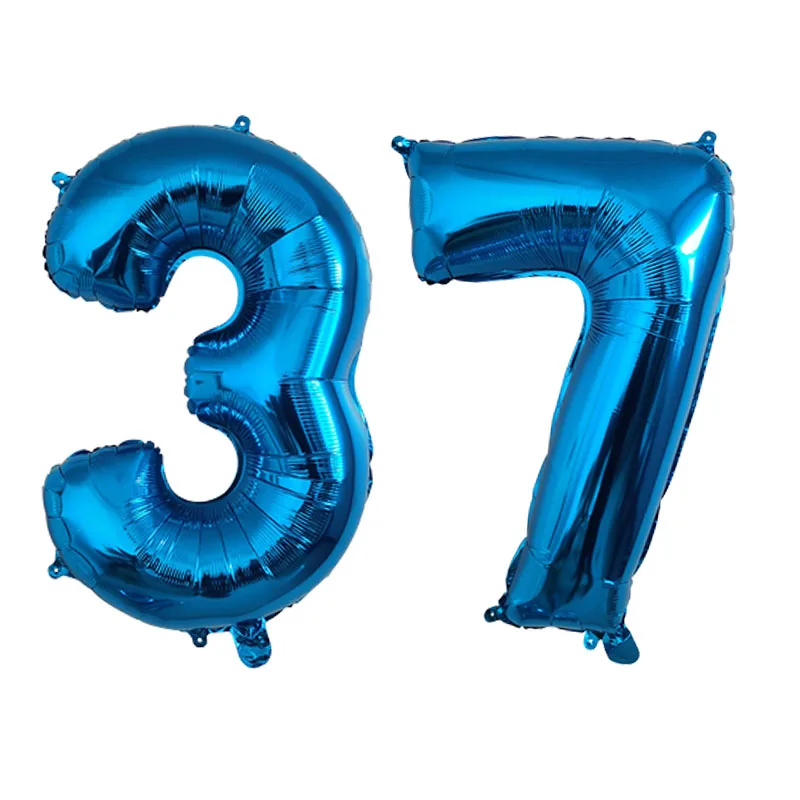 Palloncini Numero 38 Oro 80 Cm Per Compleanno – Set Con Ghirlanda Happy Birthday E Banner Dorato – Decorazione Festa Uomo/Donna