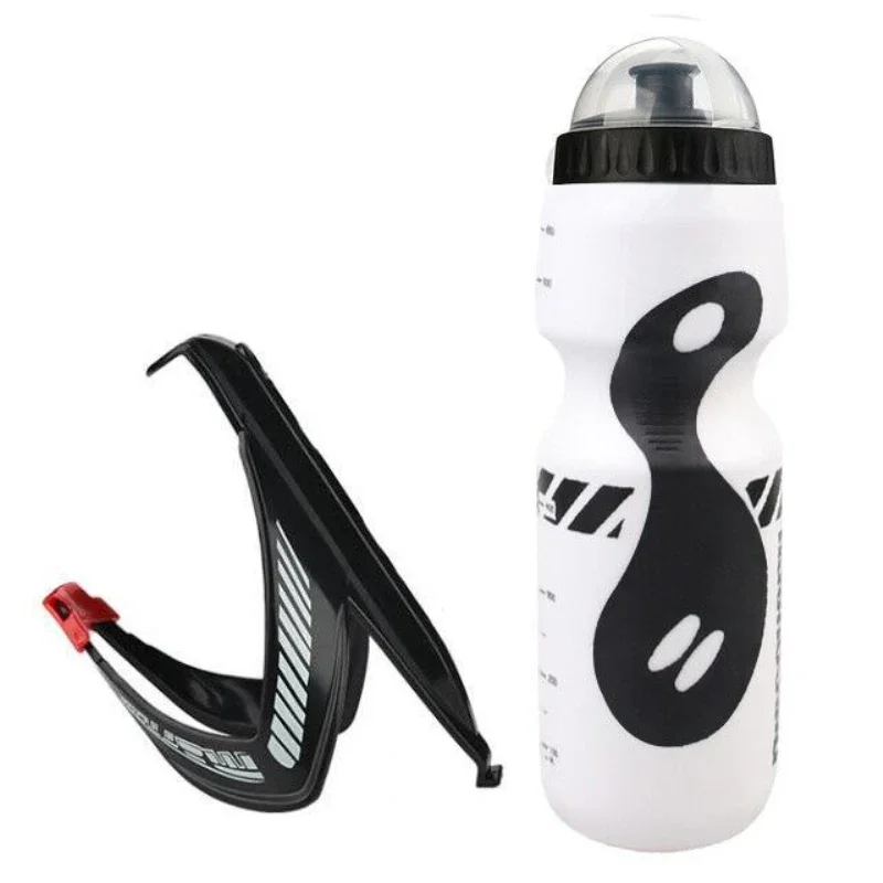 거치대 케이지가 있는 자전거 물병, MTB 도로 자전거 사이클링 병, 야외 스포츠 음료 장비, 자전거 사이클링 액세서리, 650ml