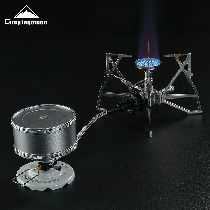 CAMPINGMOON Outdoor Cooking Flexi-Kit with Gas Extension and Control Valve