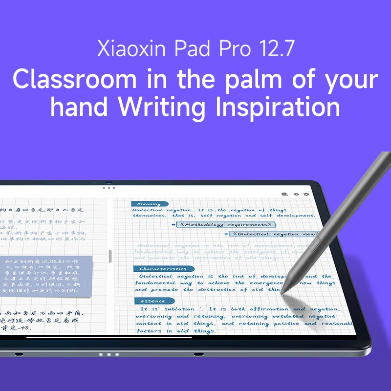 Lenovo Tablet Xiaoxin Pad pro 12.7 2024 Qualcomm Snapdragon 870 2.9k 144Hz TUV Eye Protection Screen 10200mAh large batter 5