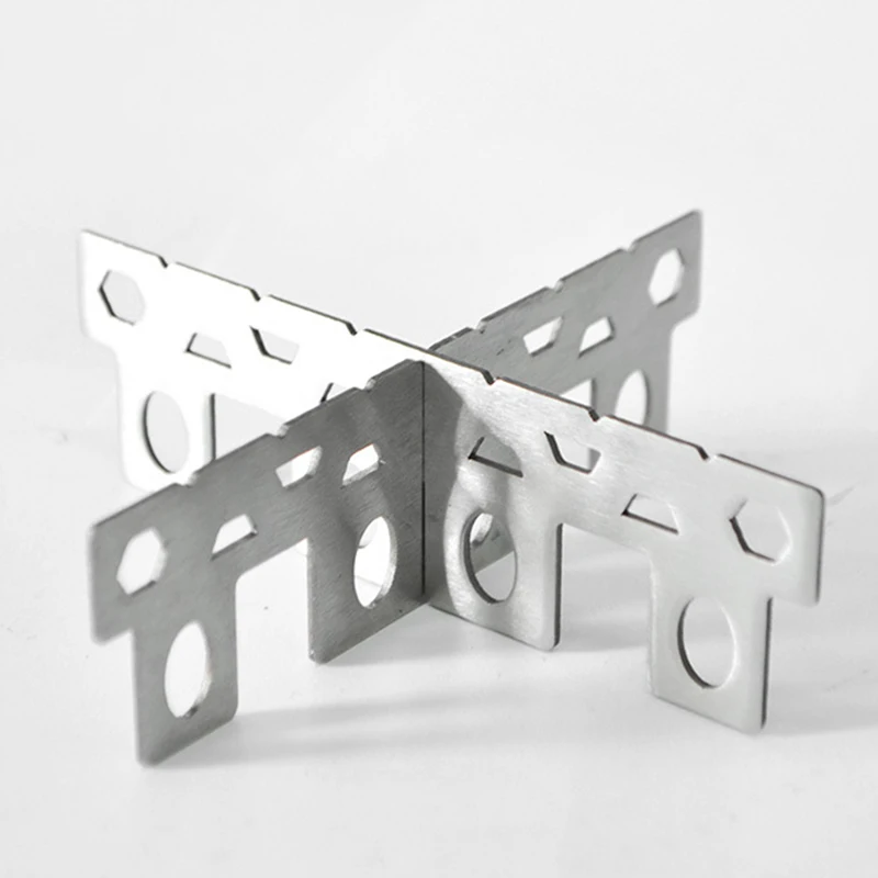 

Outdoor Alcohol Stove Stand Rack Stainless Steel Camping Stove Cookware Stove Cross Rack Camping Stove Stand Spirit Burner Base