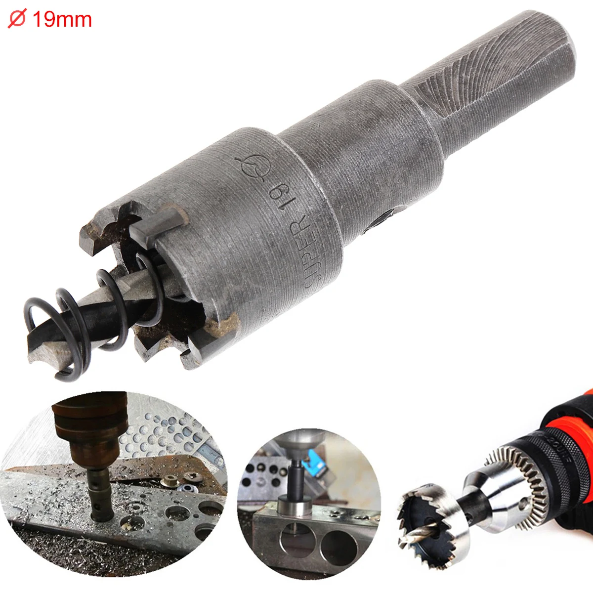 

HSS Hole Saw 16-65MM Drill Bit Carbide Cutter Head Drill Set Hole for Stainless Steel Metal Alloy Cutter HSS Hole Saw Tools