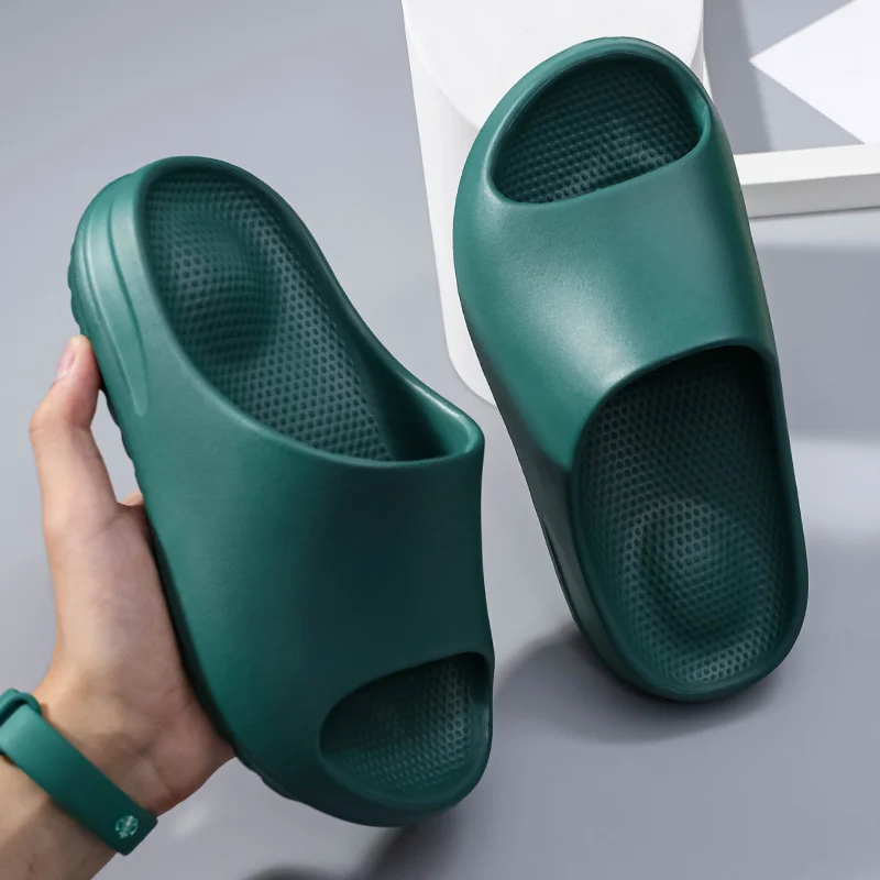 Slippers for Women and Men Non-Slip With Thick Sole Soft Foam Sliders Super Soft Non-Slip Slipper for Indoor  Outdoor_voghion.com