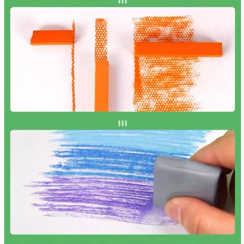 Pastel Stick 6 Colors 12 Colors 24 Brush Set Art Student Professional Painting Chalk Art Supplies Pigment Painting Pen oil pastels