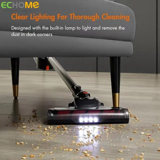 Echome V15 Kézi Porszívó 26Kpa 300W Power Housels Vezeték Nélküli Elektromos Néma Seprőgép Mopping Gép Új - Image 4