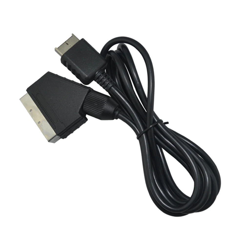 

10PCS Scart Cable AV Audio Video Cord for playstaion 2 3 for PS2 for PS3 Slim