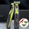 Electric Shaver for Men and Women Portable Full Body Trimmer USB T Shaped Blade Razor for Beard Armpit with 2 Replacement Blades 1