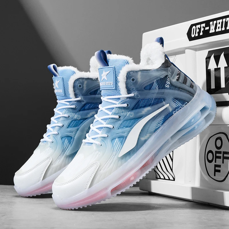 Men's Trendy Shoes for Autumn and Winter, Couple's Matching Trendy Shoes, Travel Shoes, Men's Height-Increasing Ultra-Light Versatile Simple Casual High-Top Sports Casual Men's Shoes