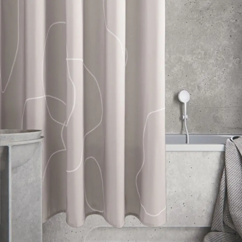 Waterproof Shower Curtain with Roman Hole, Hanging Curtain for Bath, Toilet Partition, Custom, Not in/Suibi, New, 2023