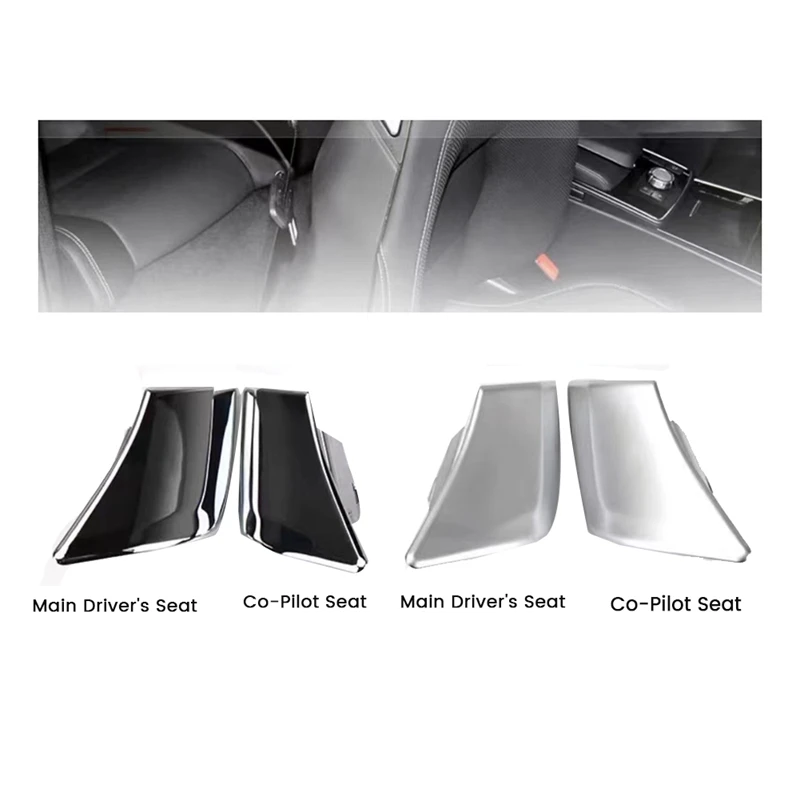 Matte Silver Left Seat Handle Locking Mechanism Switch A2079108506 For Mercedes-Benz W204 C204 W207 09-16