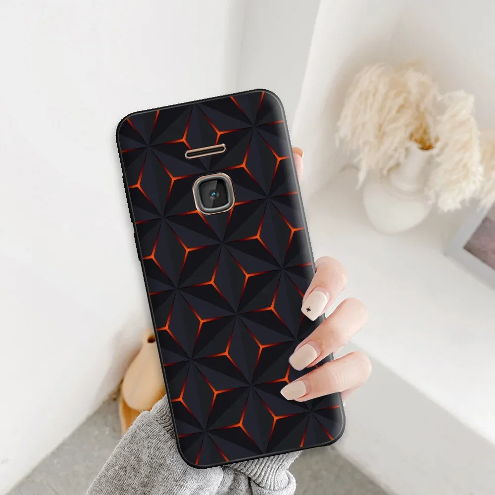 Patterned Silicone Soft TPU Back Cover - Stylish Protective Case