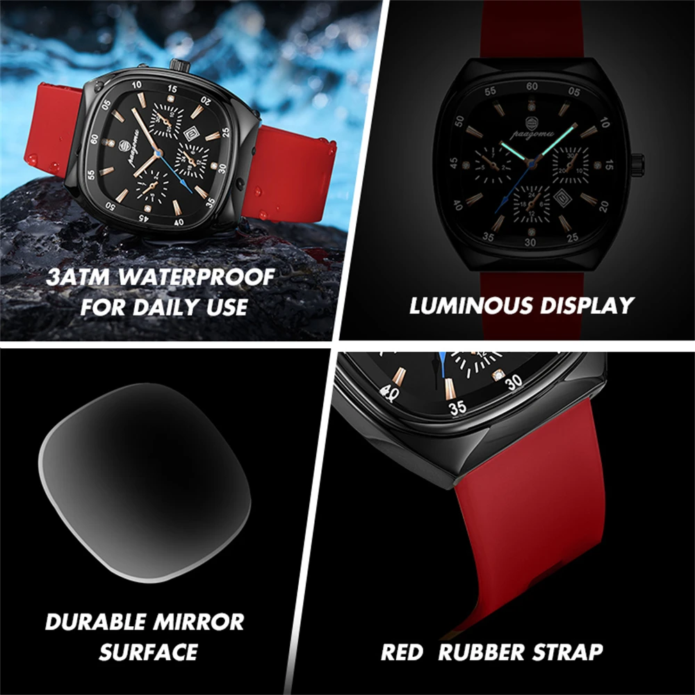 Women's Large Dial Minimalist Watch With Silicone Strap Elegant Quartz Wristwatch For Student Fashion Casual Ladies_voghion.com