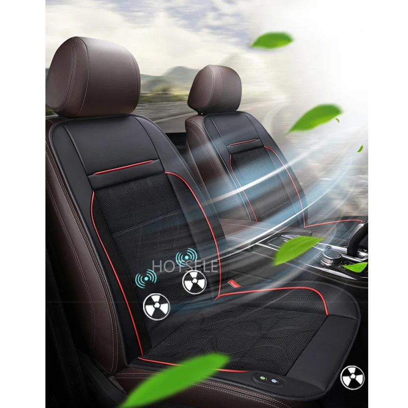 Breathable Cooling Car Seat Cushion, 3 Wind Speed Adjustable, 12V/24V Car  Cooling Seat Airflow Ventilated Cushion, Car Seat Cooling Cushion, Air