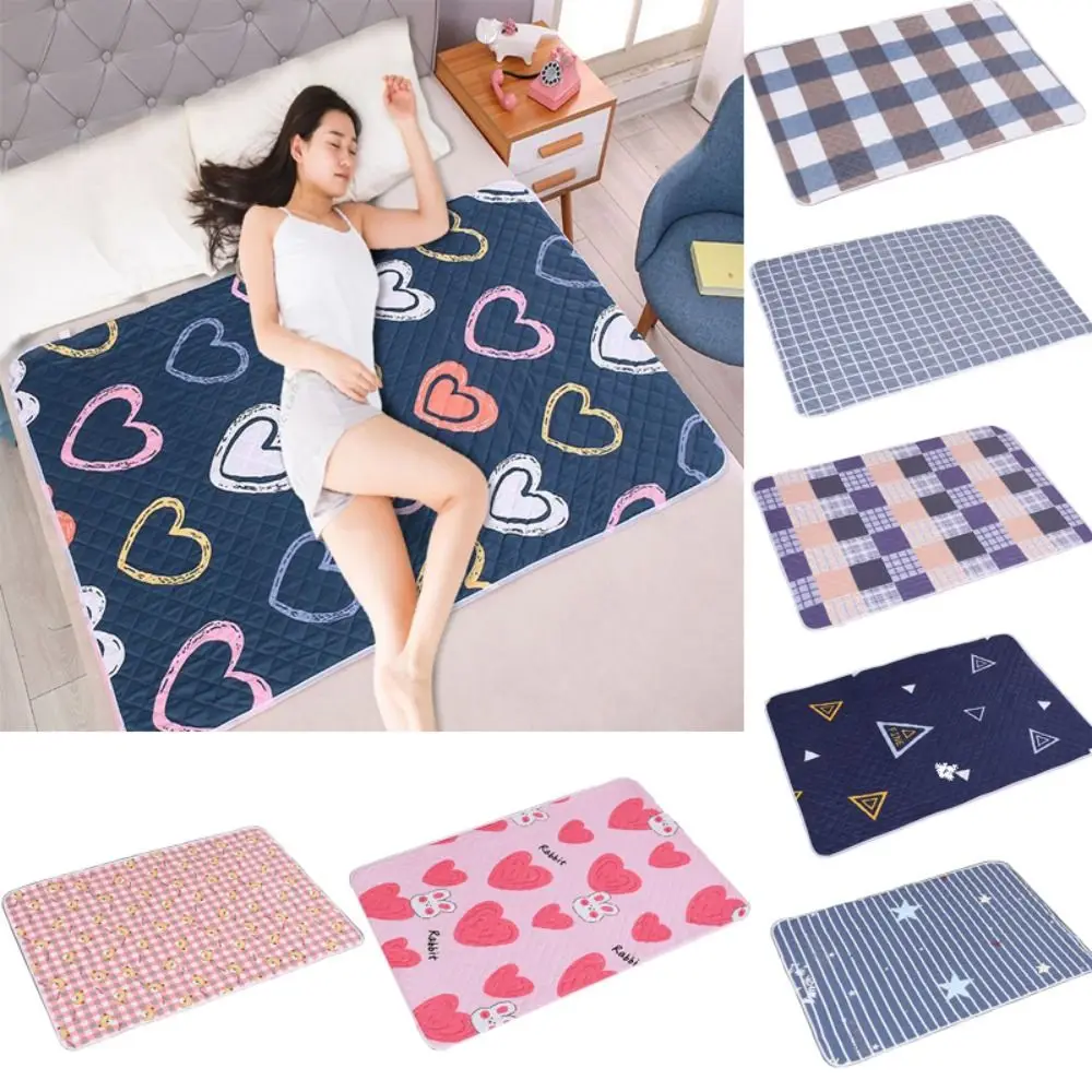 Washable Underpads Baby Sleeping Underpads Bed Wetting Incontinence Cover Menstruation Pad Patient Mats Adults Kids Elderly washable underpads