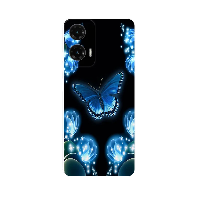 Cute Cartoon Silicone Back Cover with Soft TPU Bumper
