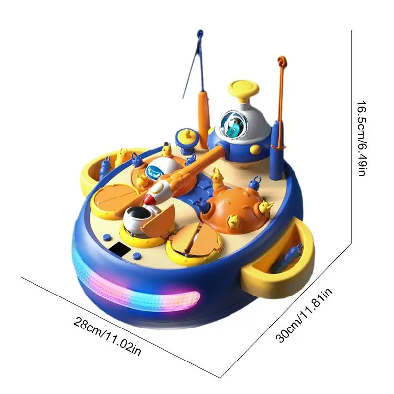 Toddler Fishing Game Pounding Toddler Toys Fun Educational Toys With Multi-Player Mode For Toddler Kid 6