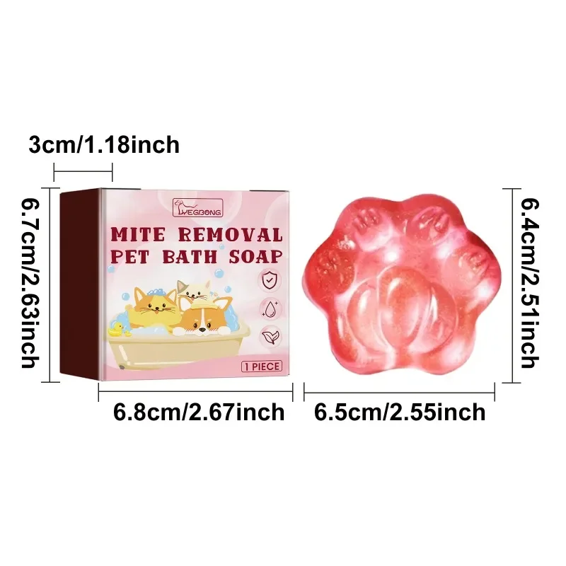 Special Soap for Pets Can Relieve Itching and Hair Suppleness of Cats and Dogs Care for Pets Remove Mites and Clean Soap