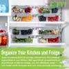 Glass Meal Prep Containers, 2 & 3 Compartments - Portion Control, Lunch Container Set, Food Storage, Airtight Lids, Oven & Freez 3