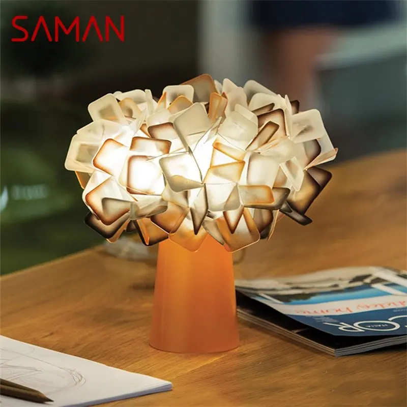

SAMAN Nordic Creative Table Lamp Postmodern Desk Lighting LED Decorative Bed Side