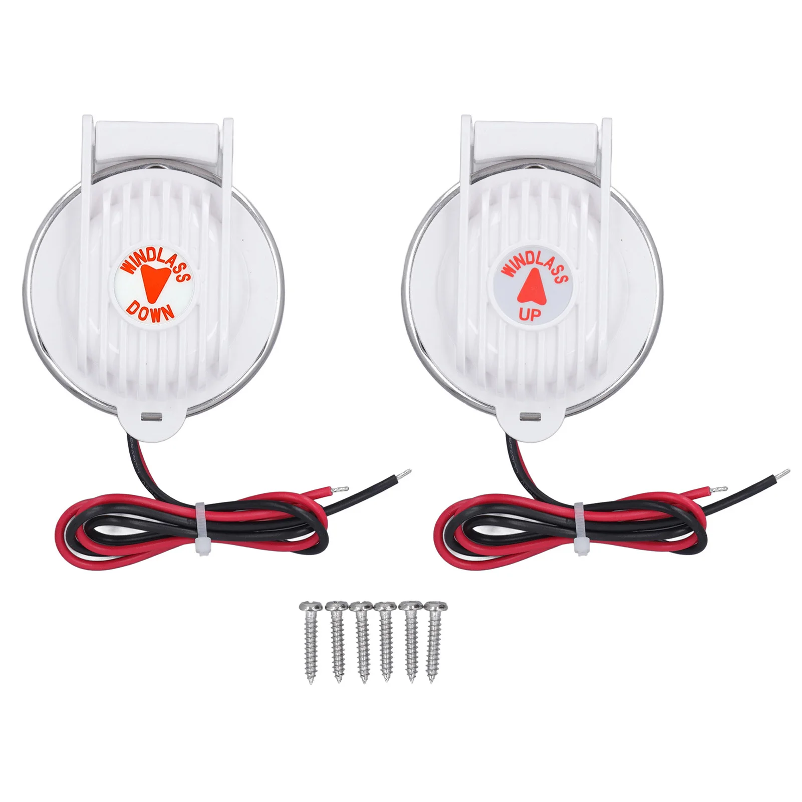 

Anchor Windlass Foot Switch 1 Pair of Windlass Foot Switch Rust Proof Universal Up Down for Deck Anchor DC12V 24V