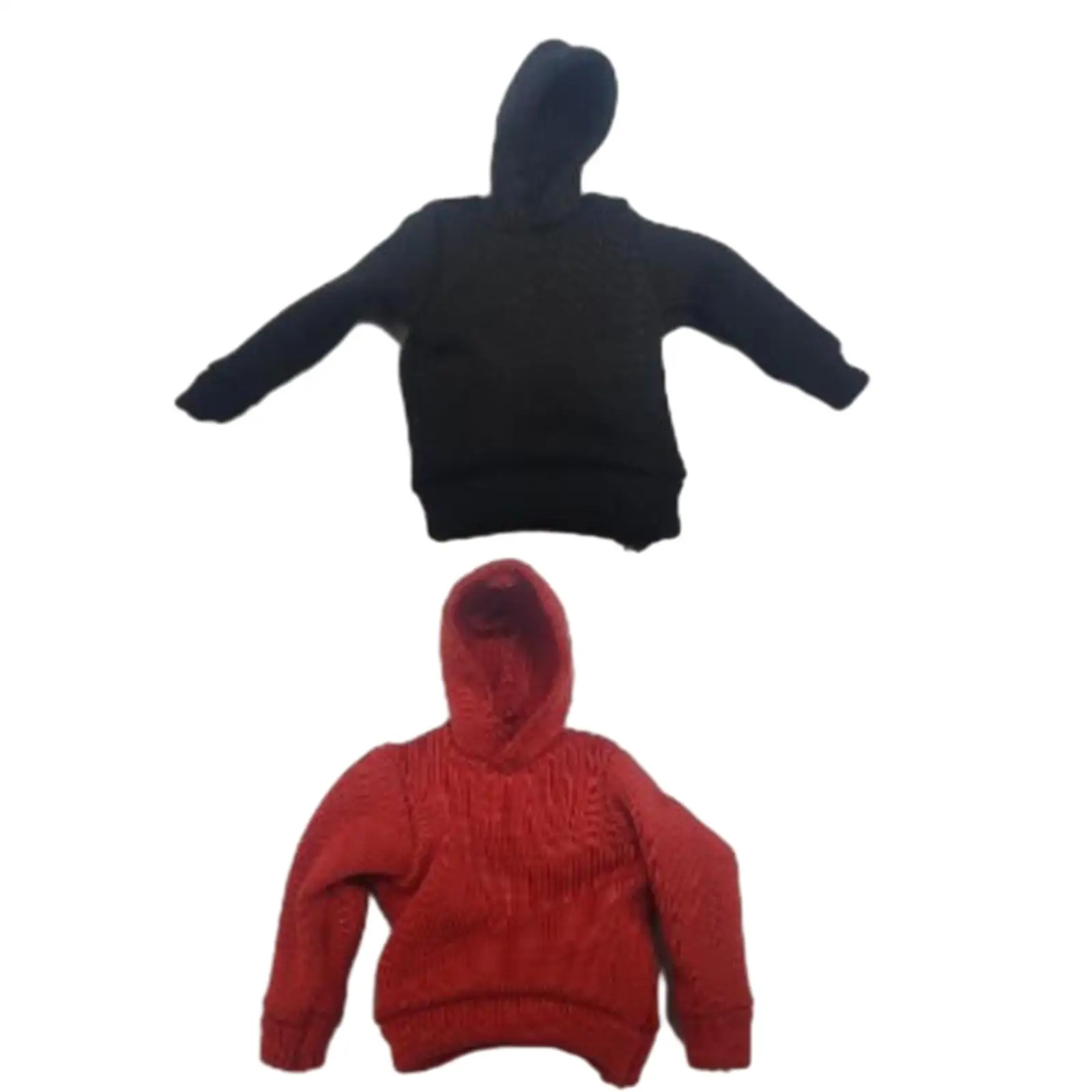 

1/18 Scale Men Figure Hoodie, Miniature Clothing, Handmade Doll Clothes for 3.75in Figures Dress up