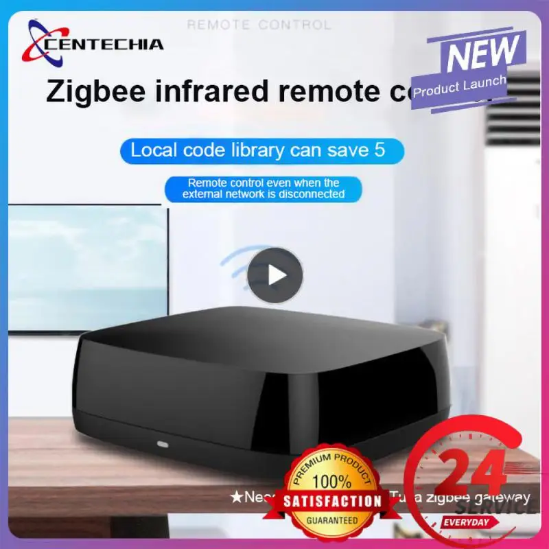 

Умный ИК-пульт дистанционного управления Zemismart Tuya, универсальный инфракрасный пульт дистанционного управления для воздушного ТВ-вентилятора, водонагревателя Alexa Home Voice