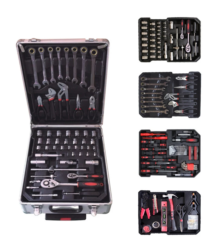 

Tools Box Set Mechanic Professional caja de herramientas Car repair Tool box Set With Socket Wrench Set 1/2 3/8 1/4