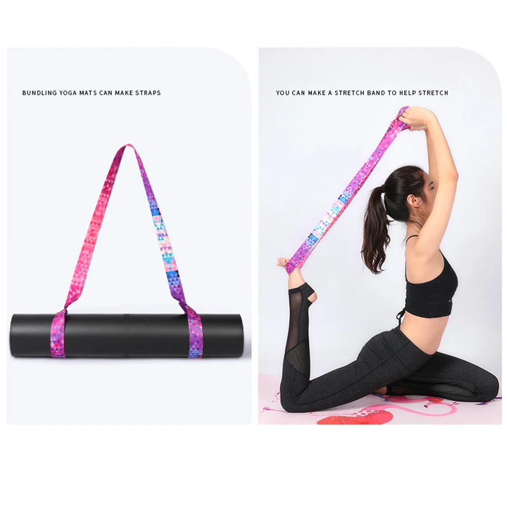 Yoga Strap Yoga Mat Carrying Strap Adjustable Shoulder Straps Pilates Exercise Sling Sports Sling Strap Belt