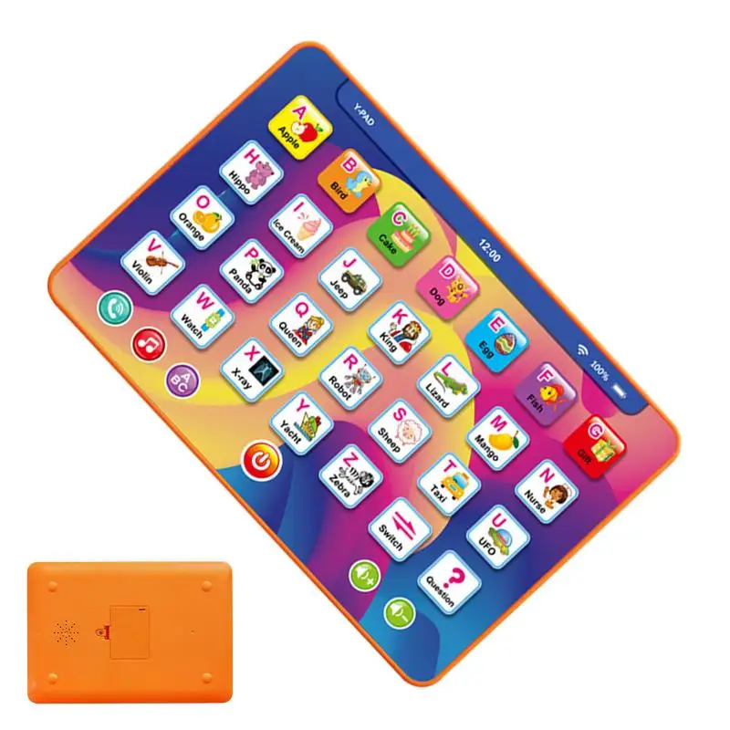 

Детский обучающий планшет 7 дюймов, Веселый Обучающий планшет для алфавита, дошкольное обучение, сенсорный и Обучающий планшет для
