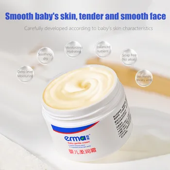 Baby Face Cream, Children's Soft Moisturizing Cream, Moisturizing Baby Cream, Moisturizing Skin Care Lotion 50g  Cream 5