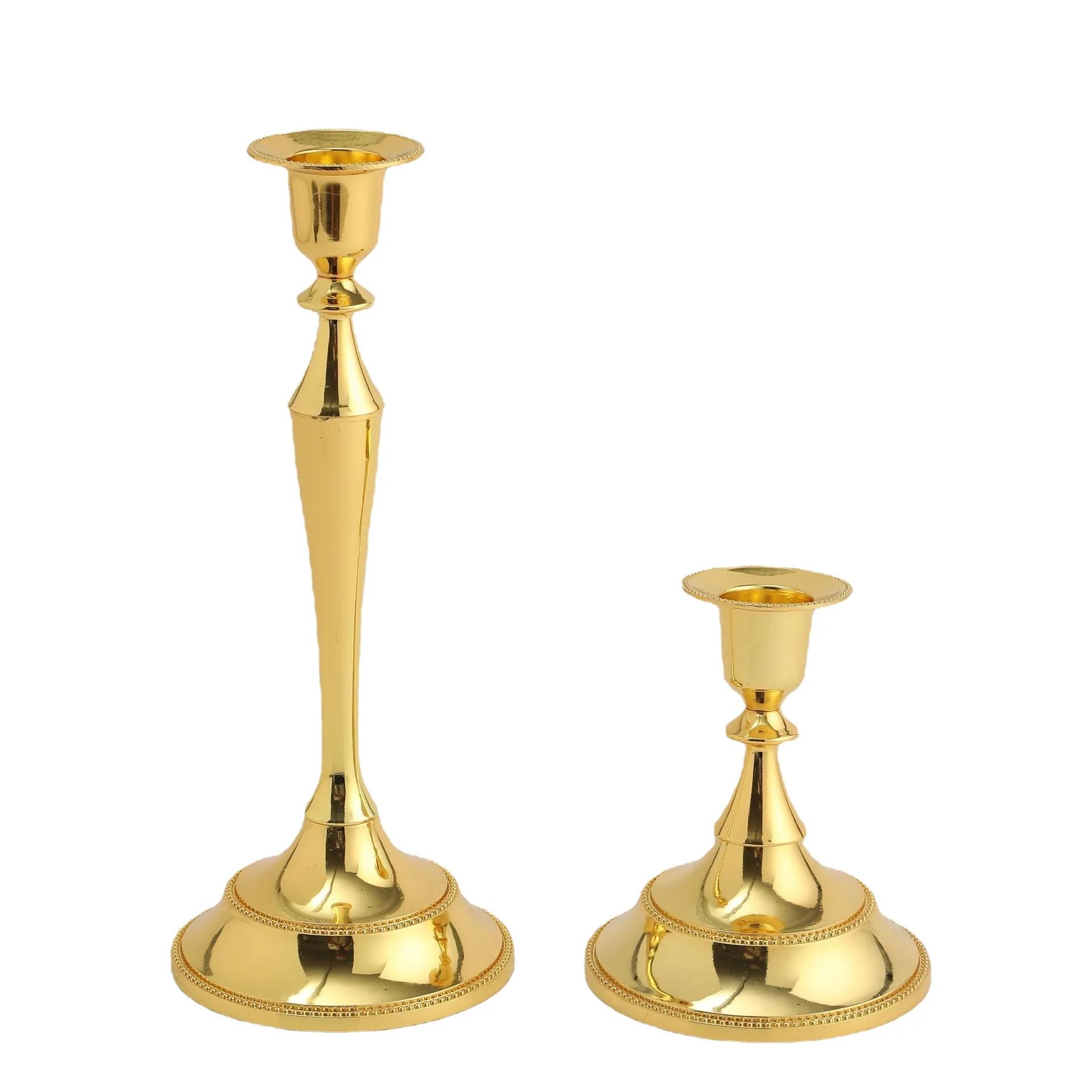 Wedding Zinc Alloy Retro Candle Holder Romantic Dinner Candlestick
