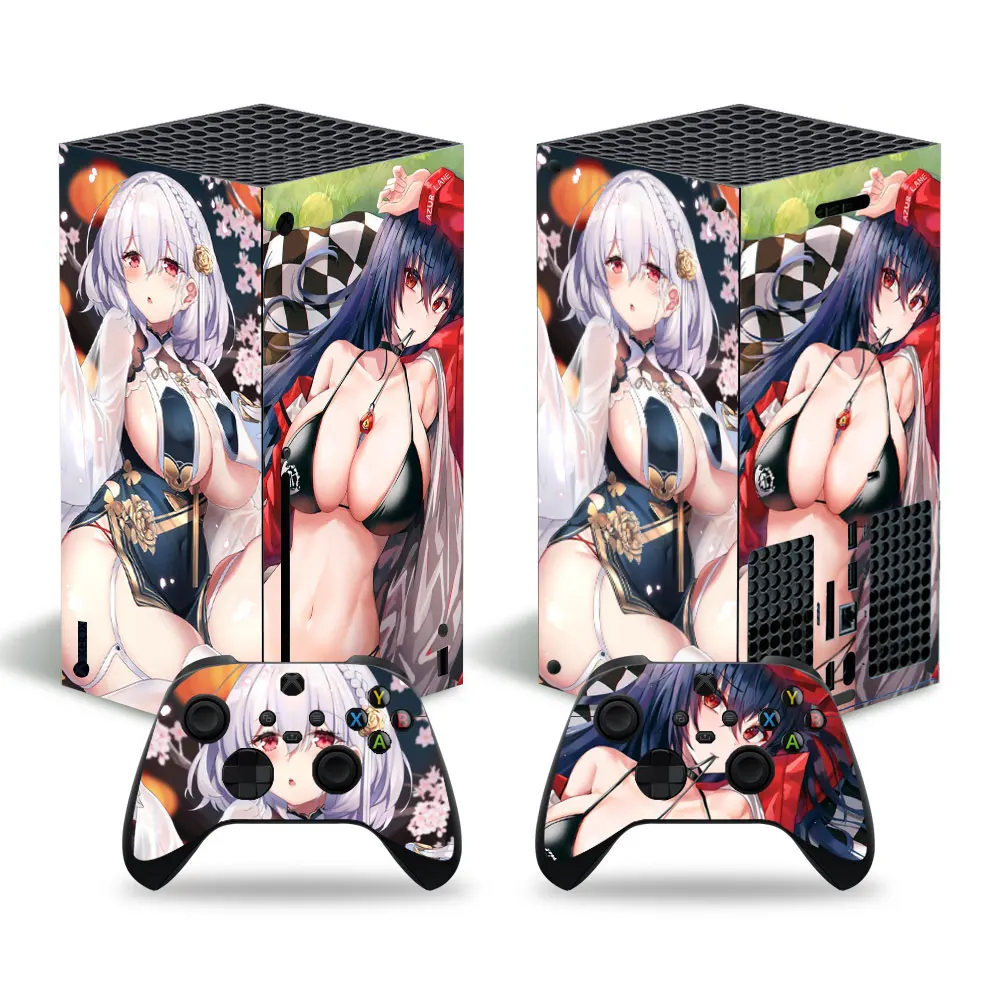 White Carbon Effect Vinyl Skin Decal Wrap For Xbox Series X Console-598771