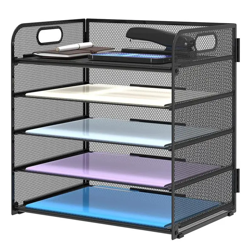 paper-tray-organizer-for-desk-mesh-desktop-organizer-letter-tray-desk-organizer-compact-and-sturdy-mesh-tray-paper-organizer-for